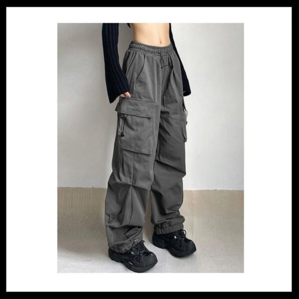 Oversized Cargo Parachute Pants