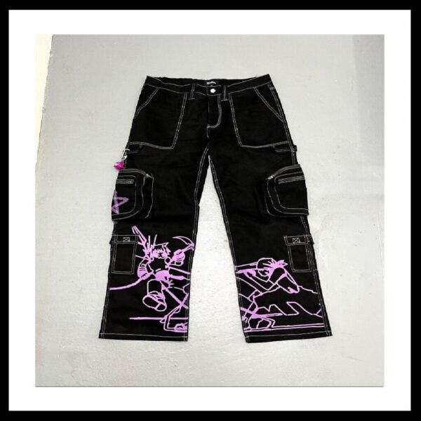 Graphic Baggy Jeans