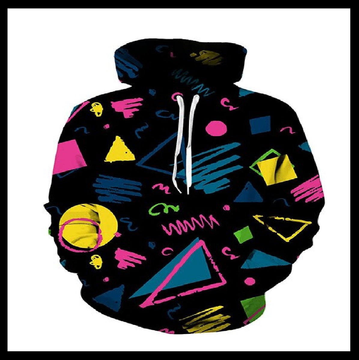 90s Style Graphic Hoodie